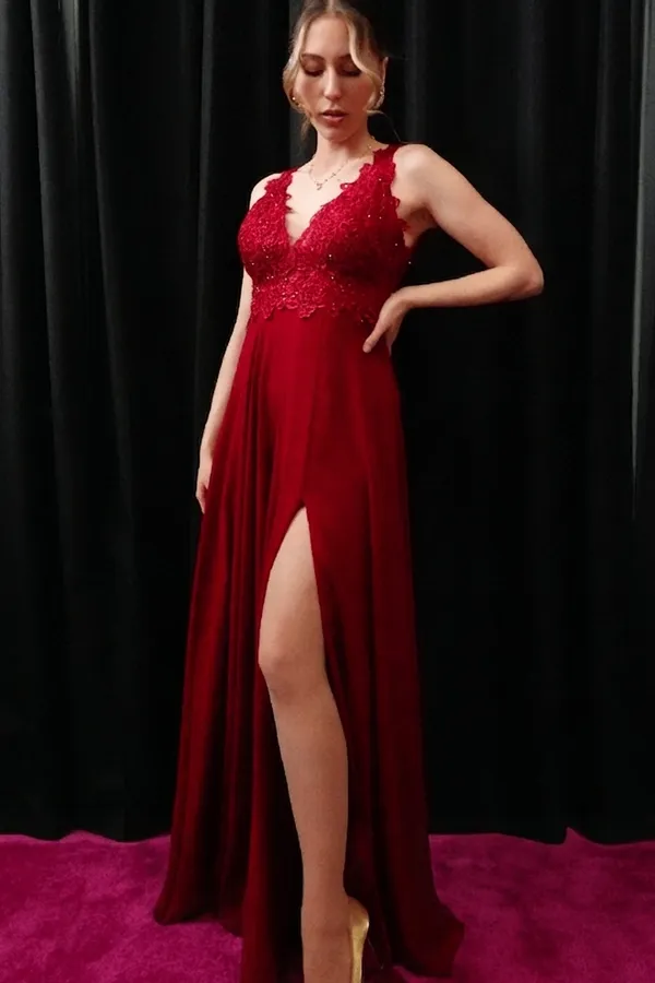 Crimson Passion Gown