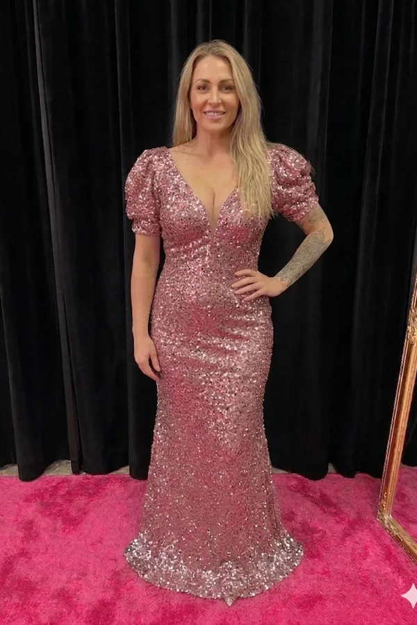 Sparkling Rose Gold Siren
