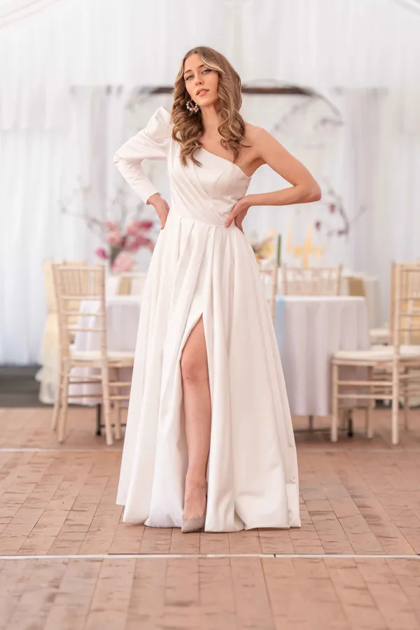 Aurora Satin Gown
